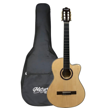 Guitarra Electroacustica Mc Cartney Qcg-10sl-ce-gnt Natural Brillante